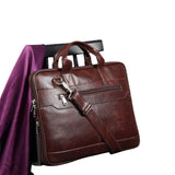 Heganwalk Premium Brown Laptop Office Bag β Sleek, Durable & Functional