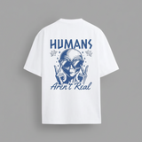 Human White Oversized T-shirt