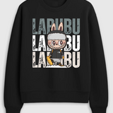 Oversized Crew Neck Sweatshirt: Labubu
