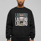Oversized Crew Neck Sweatshirt: Labubu