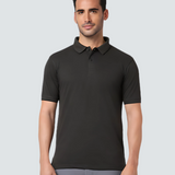 Heganwalk Men’s Polo T-Shirt ( Black )