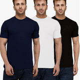 Navy, White & Black 3 Pack T-Shirts