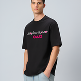 Squid Game Black oversized T-shirt