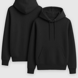 Black Solid Hoodie