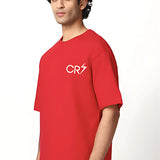 RONALDO RED OVERSIZED T-SHIRT