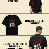 LIVERPOOL FC Black OVERSIZED T-SHIRT