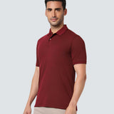 Heganwalk Menโs Polo T-Shirt โ Pack of 3 (Maroon, Black, Grey)