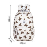 Walkbag Miami Print Cream Brown Backpack