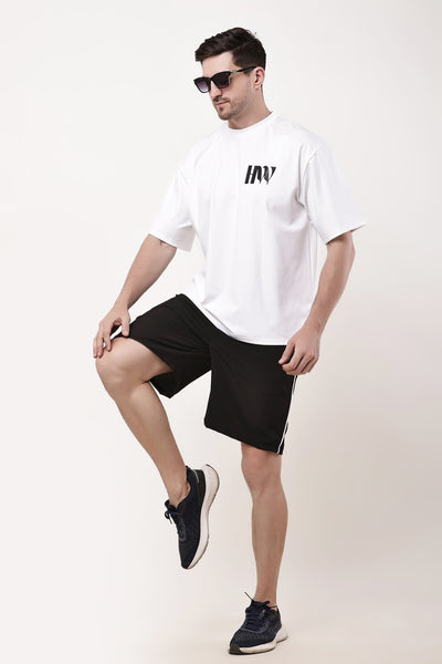 Men's GreyTraining Shorts: Black