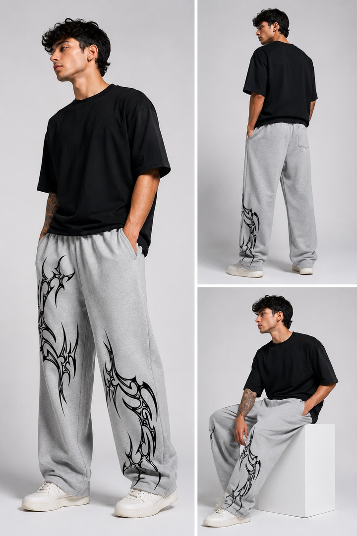 Jogger Grey :: Animated Printed