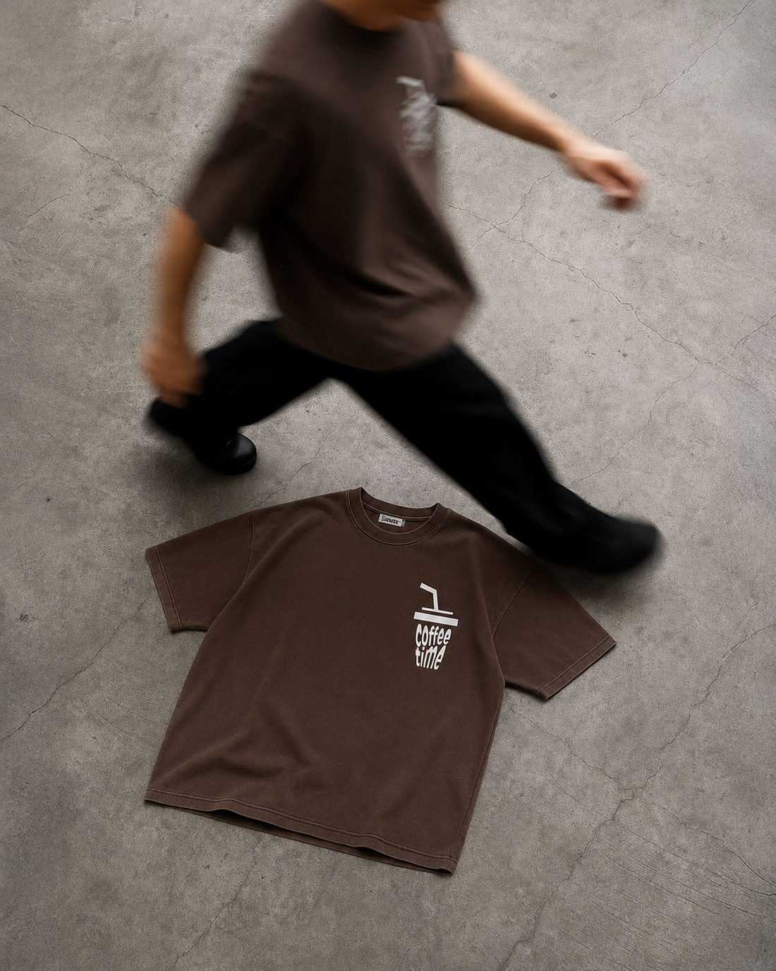 Coffe Time Oversized T-shirt