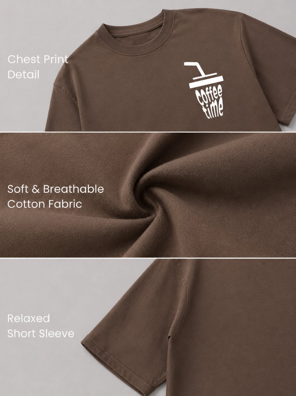 Coffe Time Oversized T-shirt
