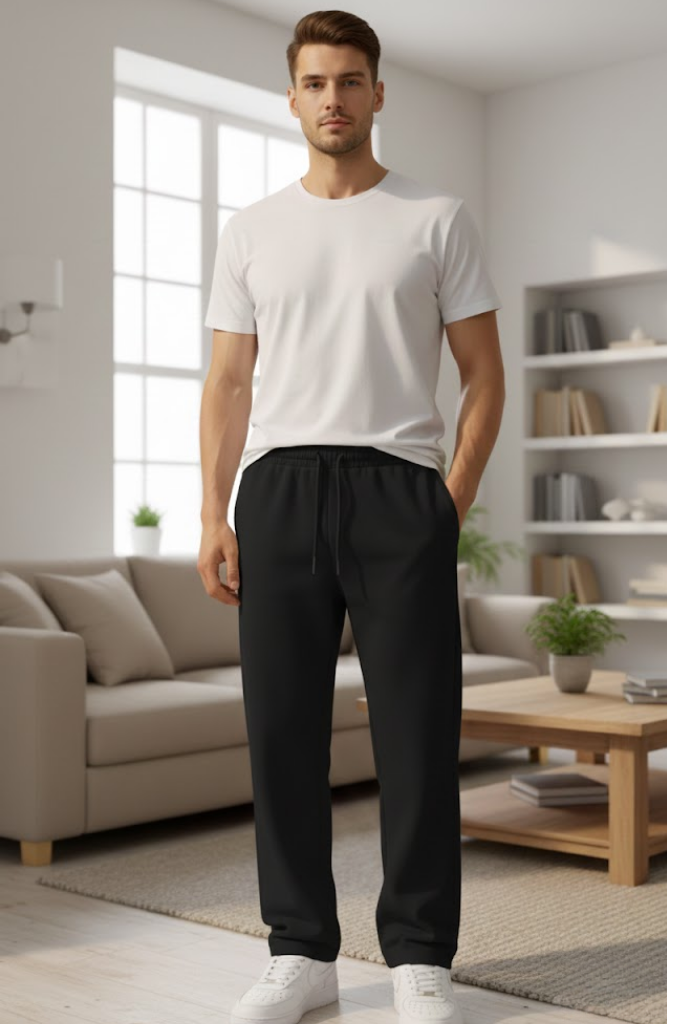 Classic Straight Fit Joggers Black