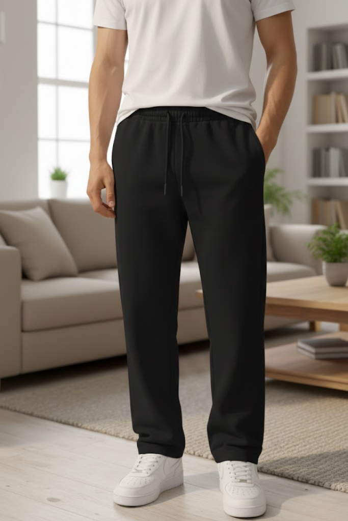 Classic Straight Fit Joggers Black