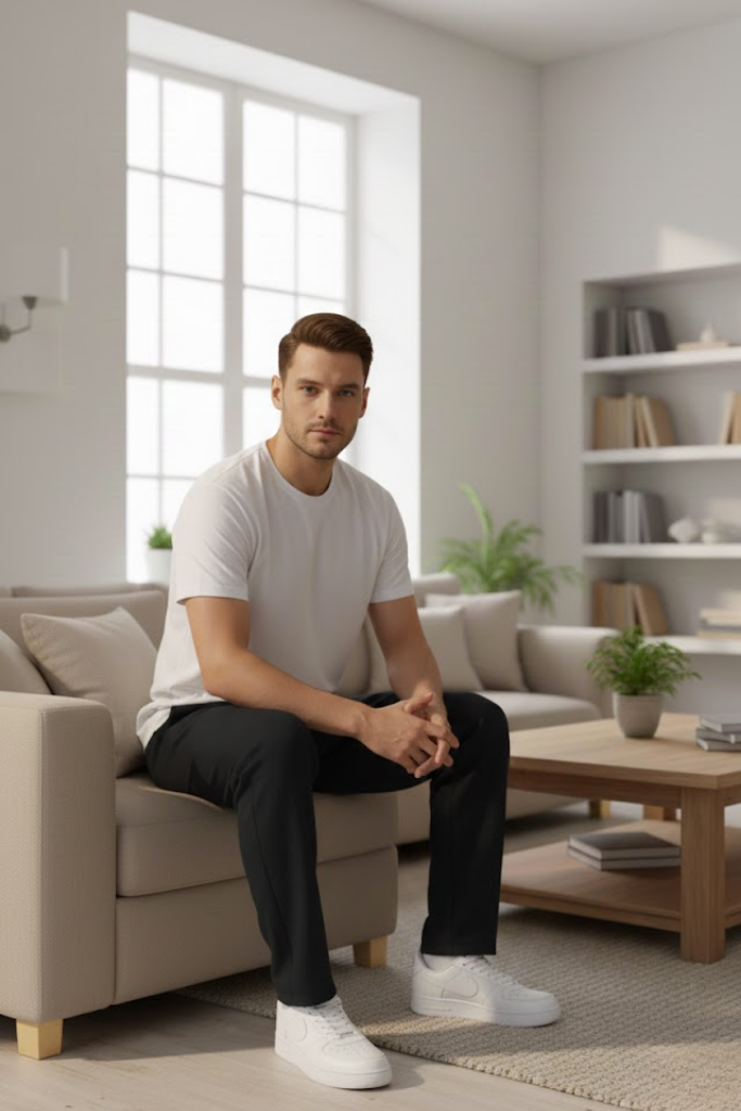 Classic Straight Fit Joggers Black