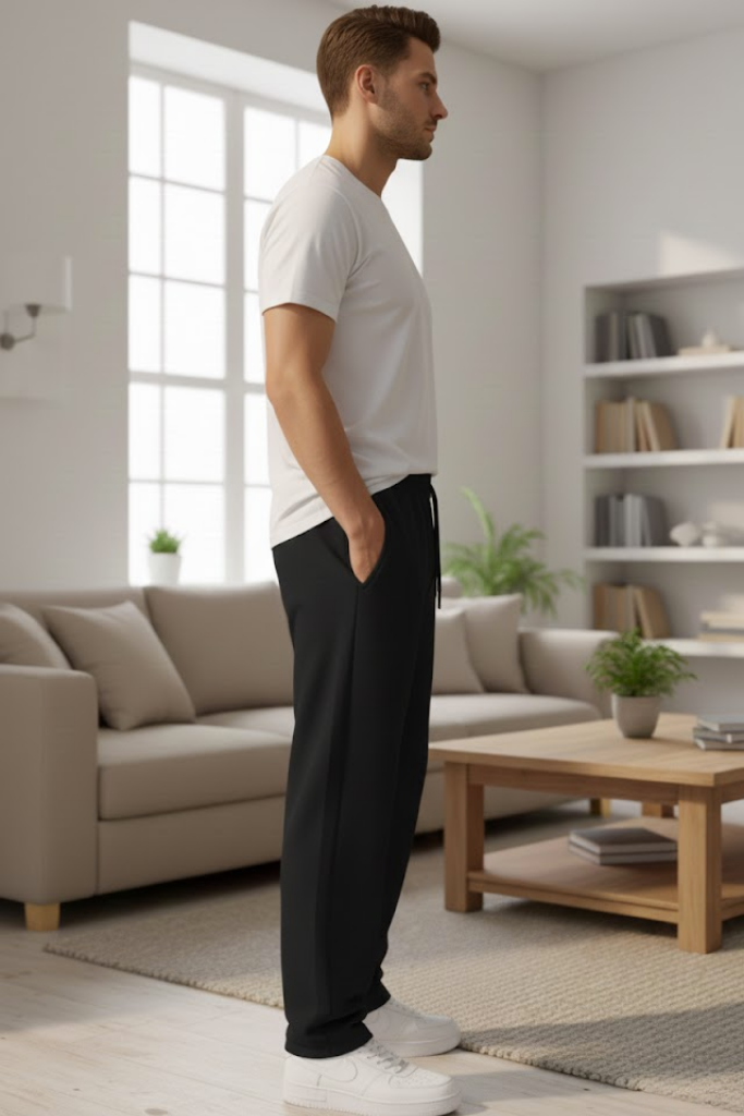 Classic Straight Fit Joggers Black