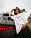 Trust White Oversized T-shirt