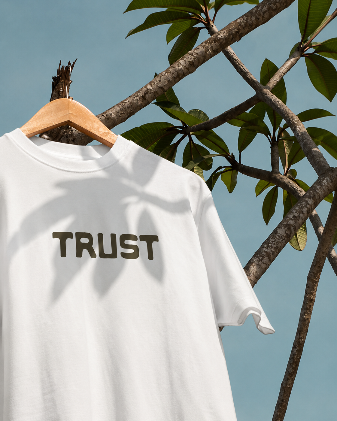 Trust White Oversized T-shirt