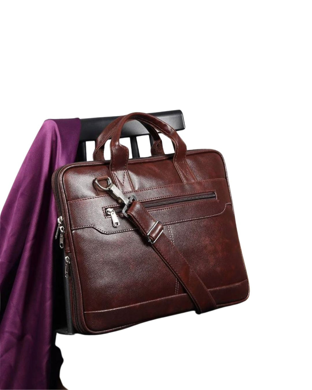 Heganwalk Premium Brown Laptop Office Bag – Sleek, Durable & Functional