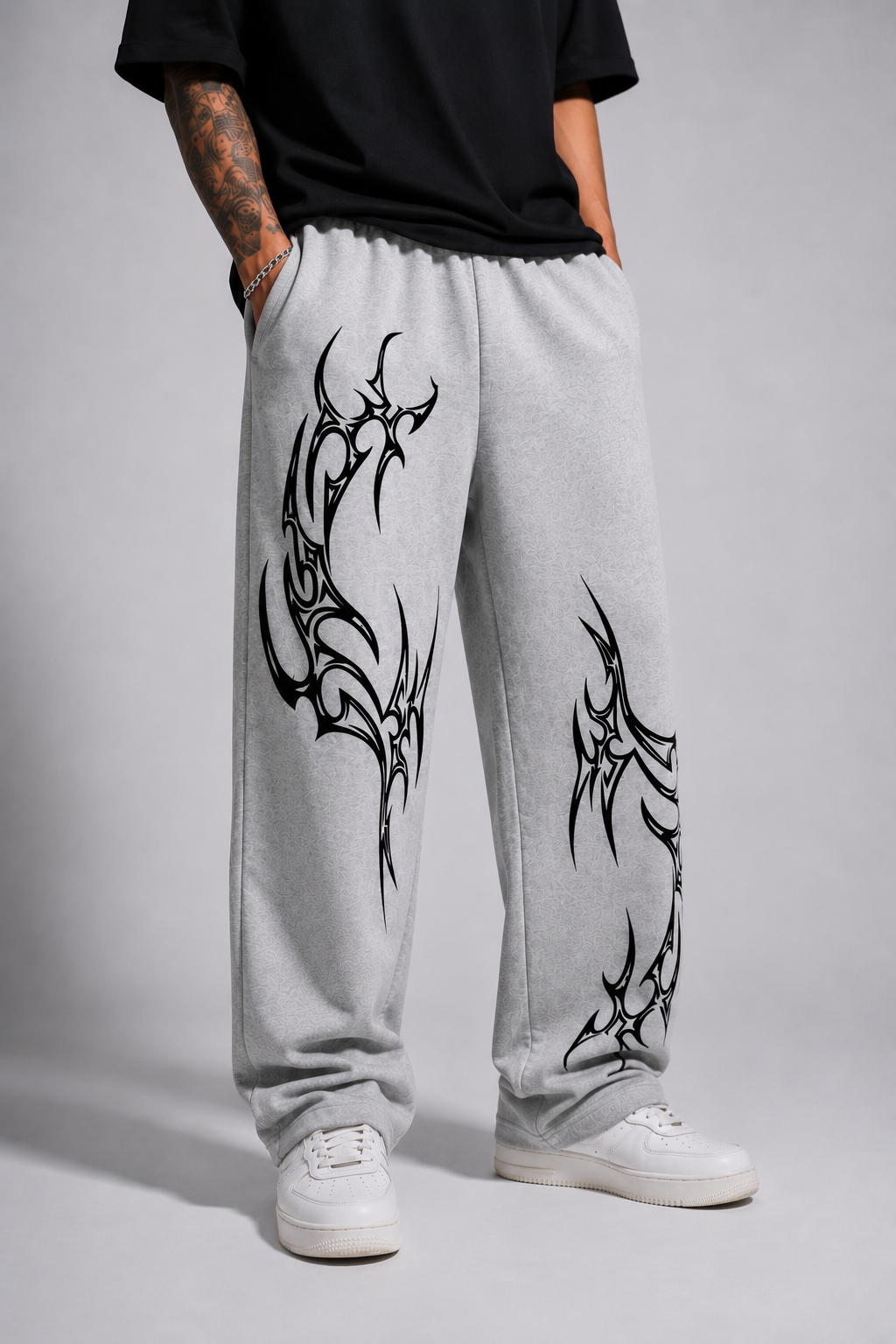 Jogger Grey :: Animated Printed