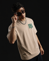 Self Love Beige Oversized T-shirts