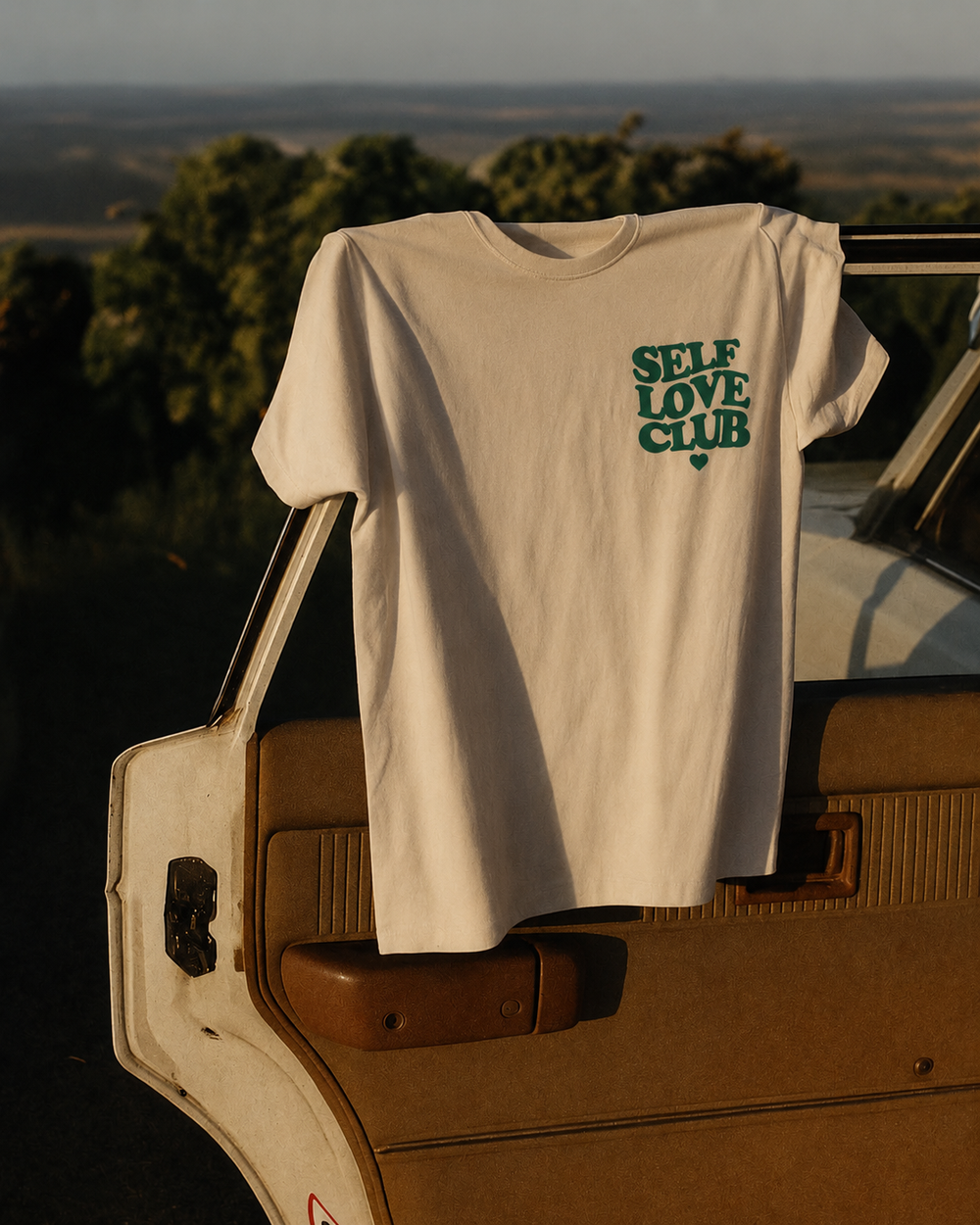 Self Love Beige Oversized T-shirts