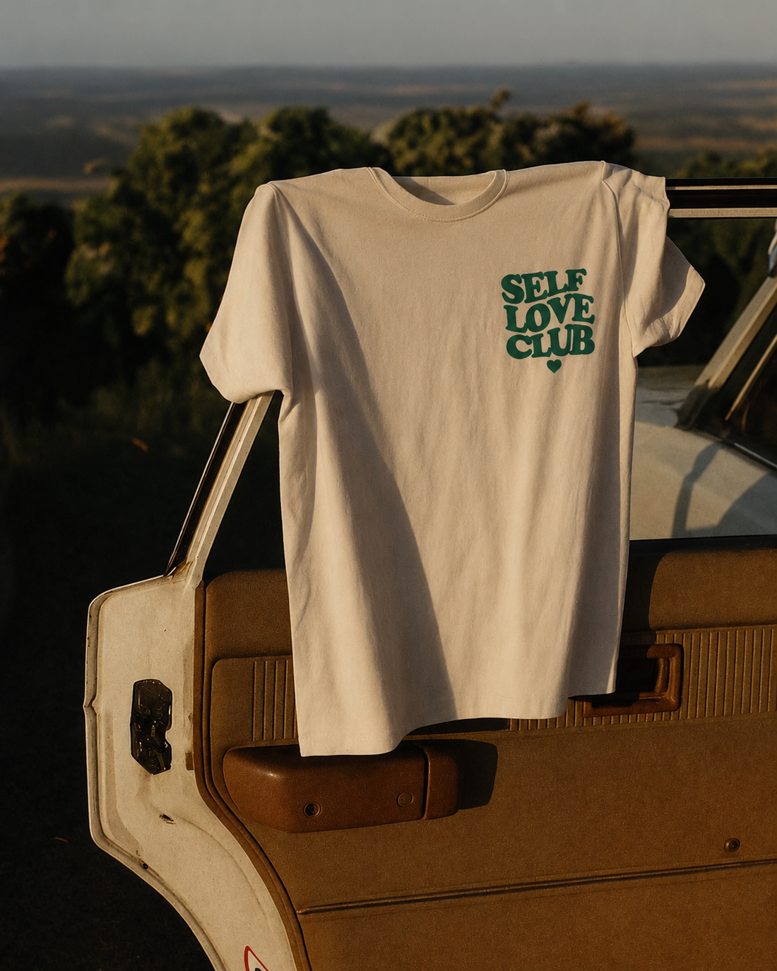 Self Love Beige Oversized T-shirts