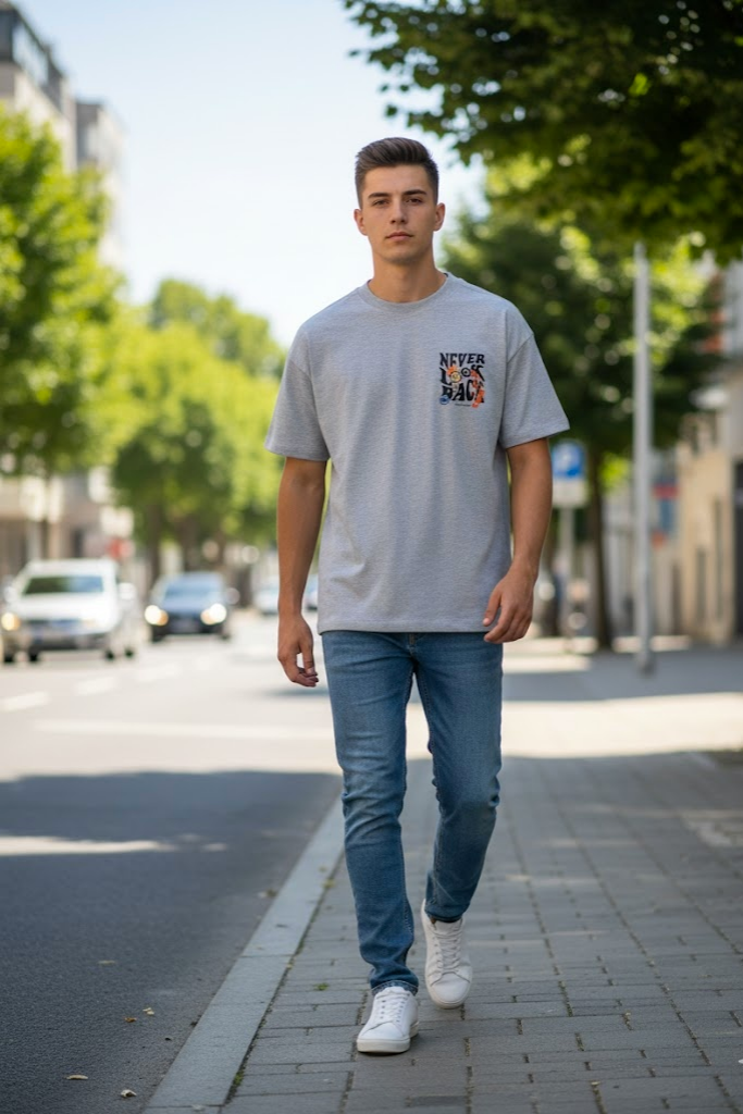 Never Look Back Printed T-shirt