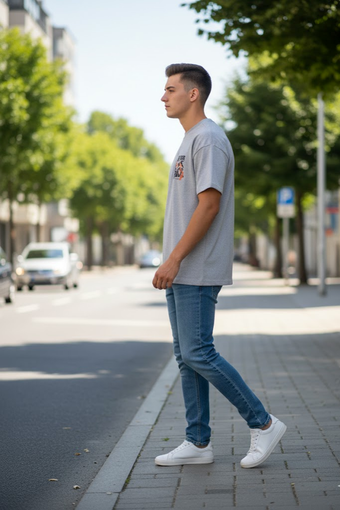 Never Look Back Printed T-shirt