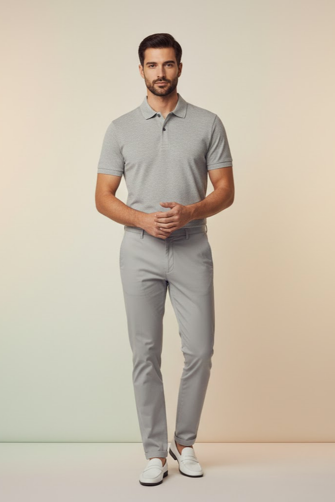 Heganwalk Men’s Polo T-Shirt – Pack of 3 (Maroon, Black, Grey)