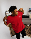 RONALDO RED OVERSIZED T-SHIRT