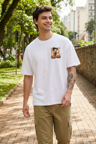DragonBall White oversized T-shirt