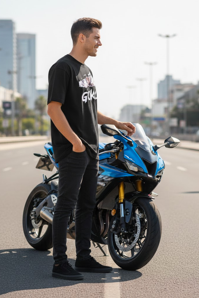 Goku Anime Black Oversized T-shirt