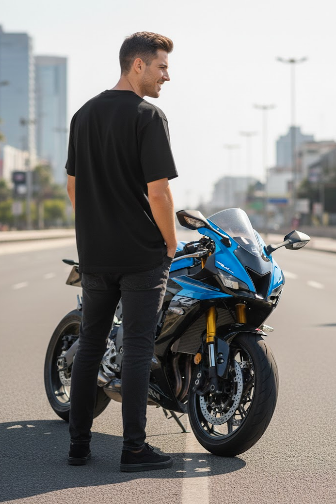 Goku Anime Black Oversized T-shirt