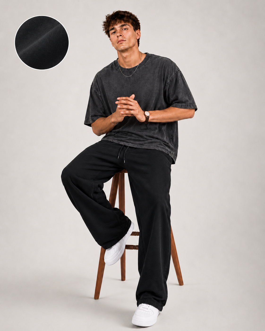 Classic Straight Fit Joggers Black