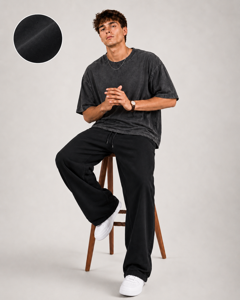 Classic Straight Fit Joggers Black