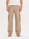Relaxed Fit Cargo: Beige