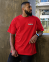 LEWIS HAMILTON RED OVERSIZED T-SHIRT