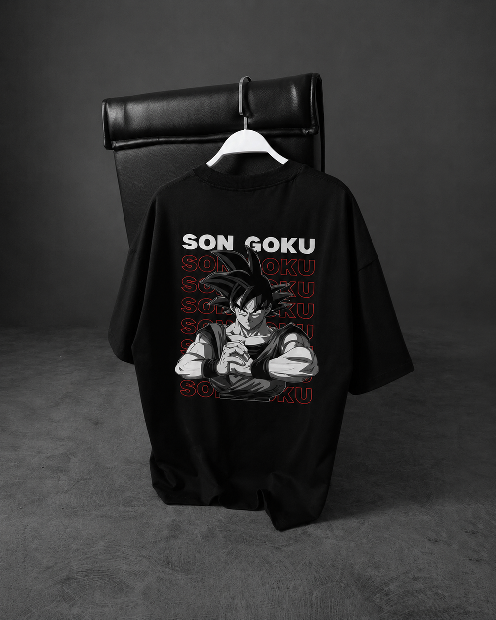 Goku Son Black oversized T-shirt