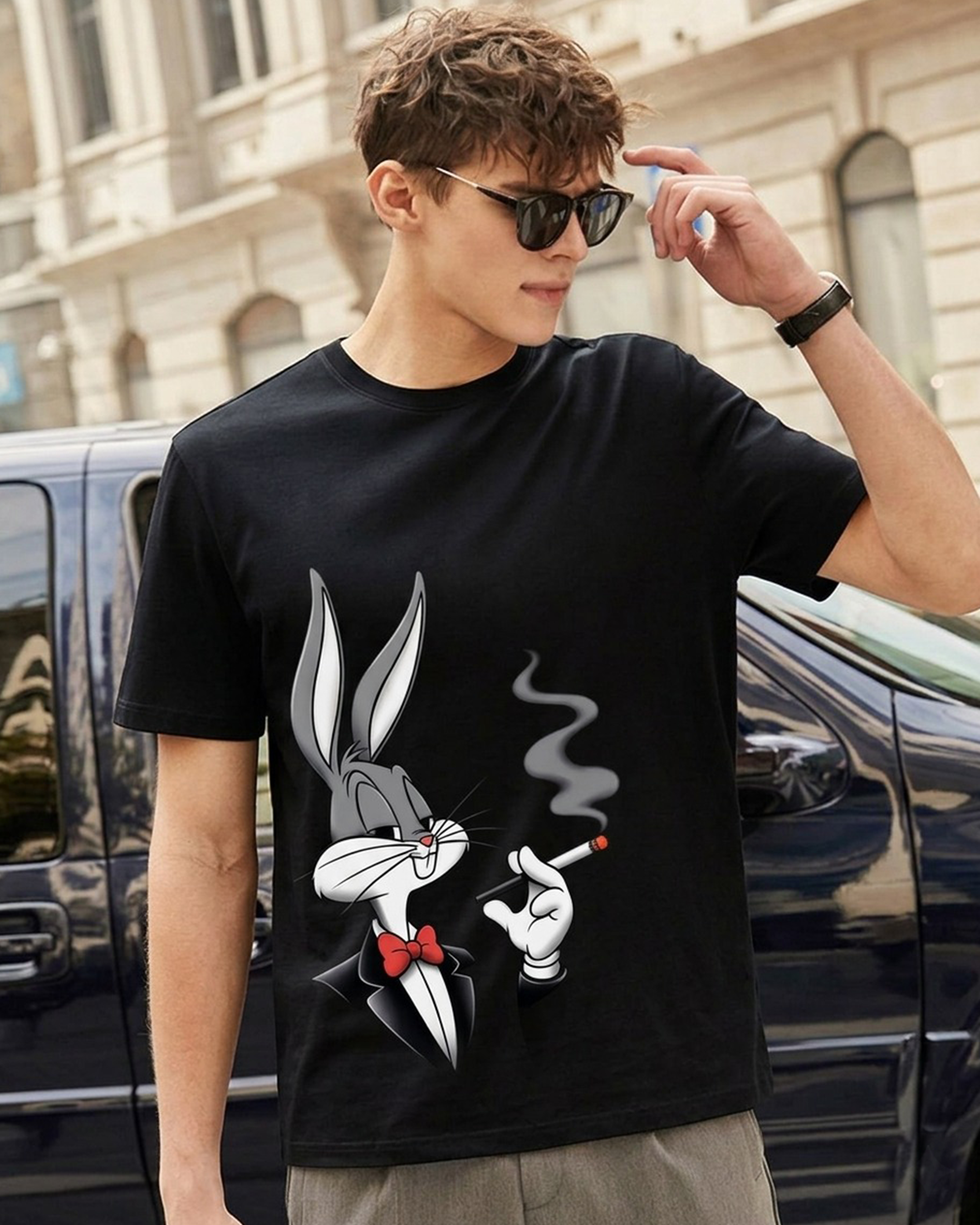 Tom Black Oversized T-shirt