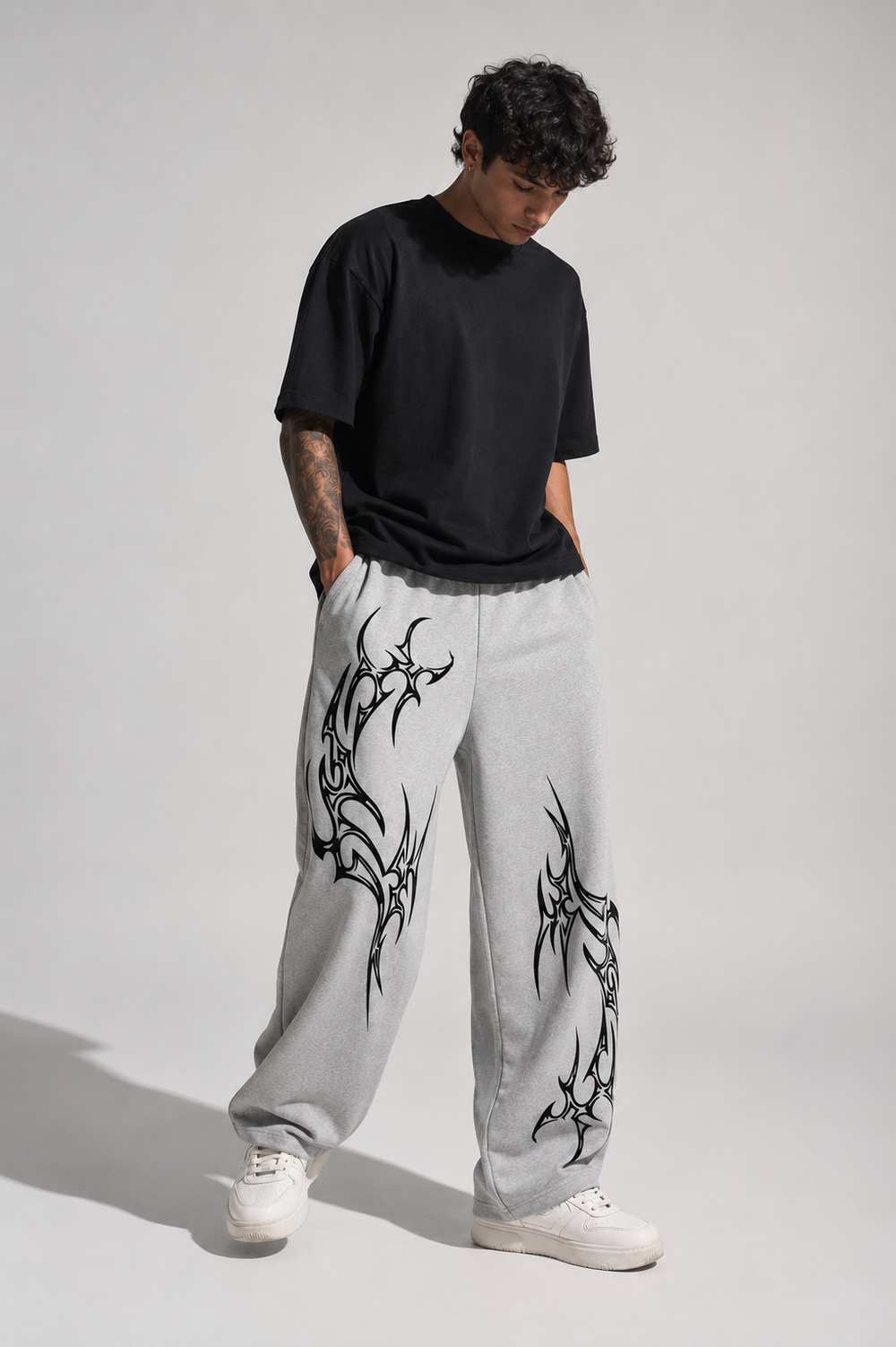 Jogger Grey :: Animated Printed