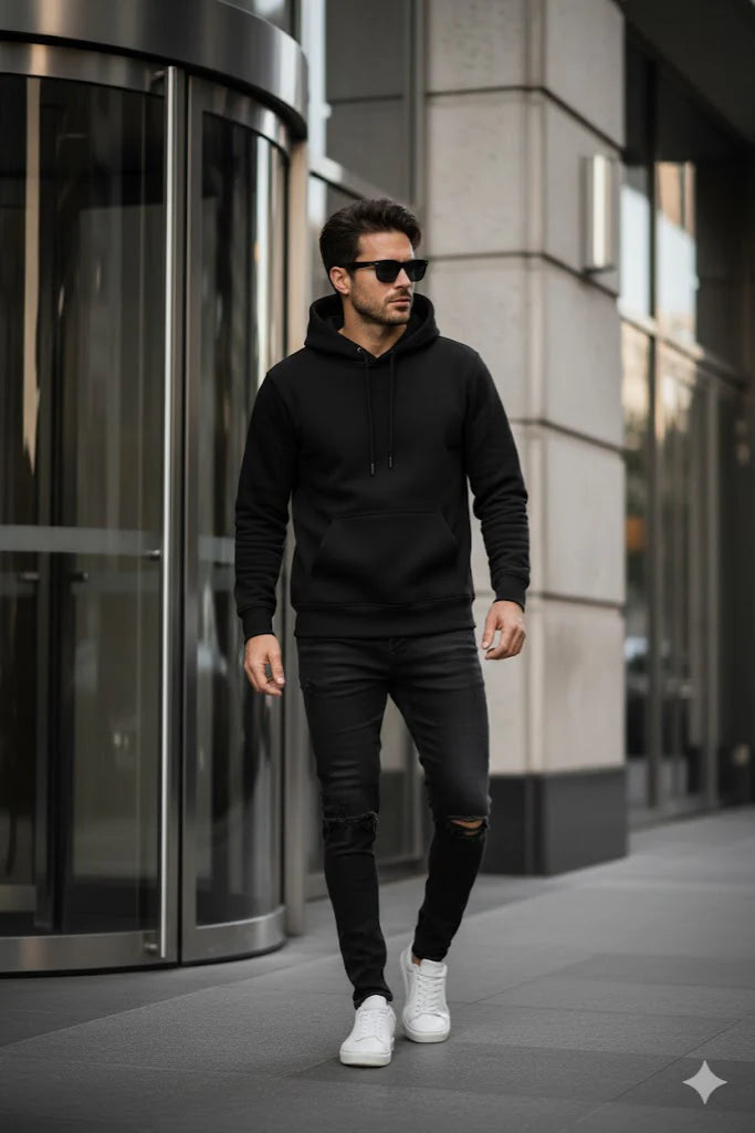 Classic Solid Hoodie