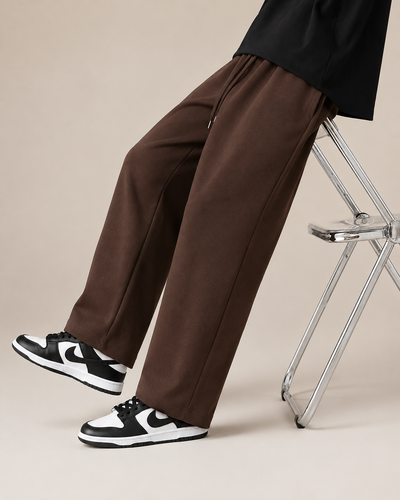 Classic Straight Fit Joggers Brown