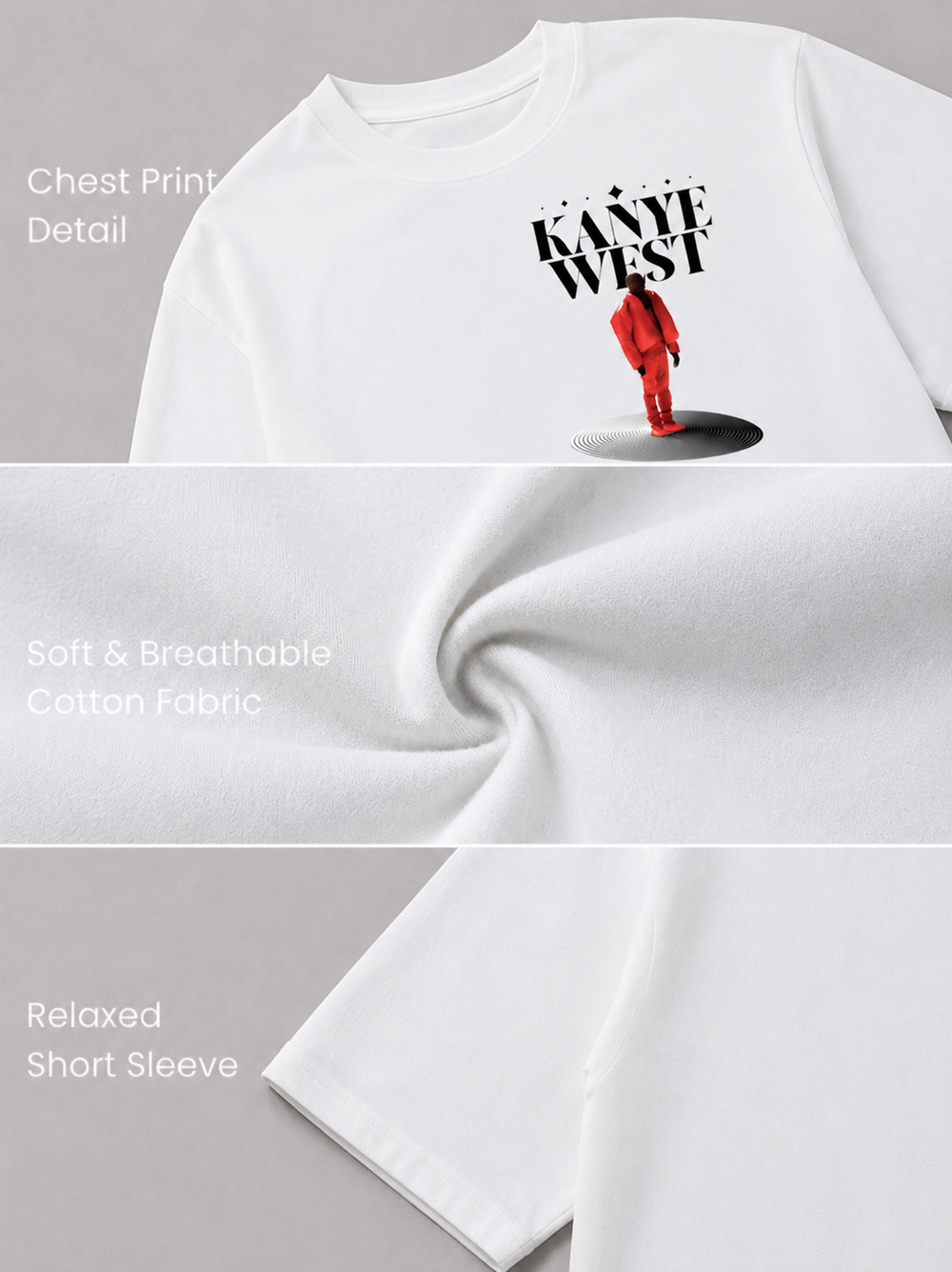 Kanye West Disc:  Oversized T-shirt