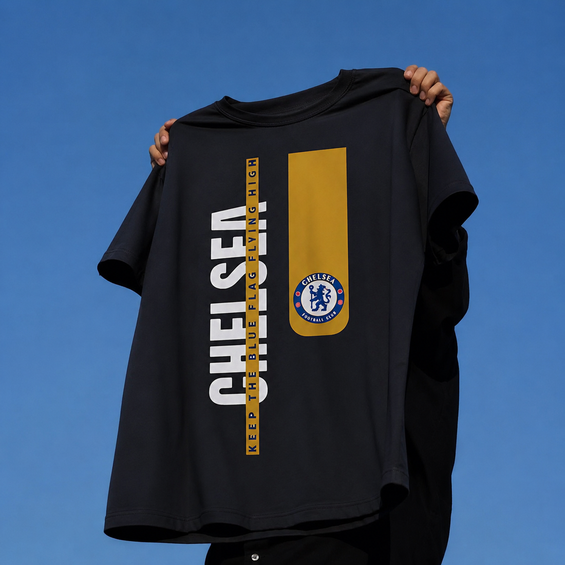 CHELSEA BLACK OVERSIZED T-SHIRT