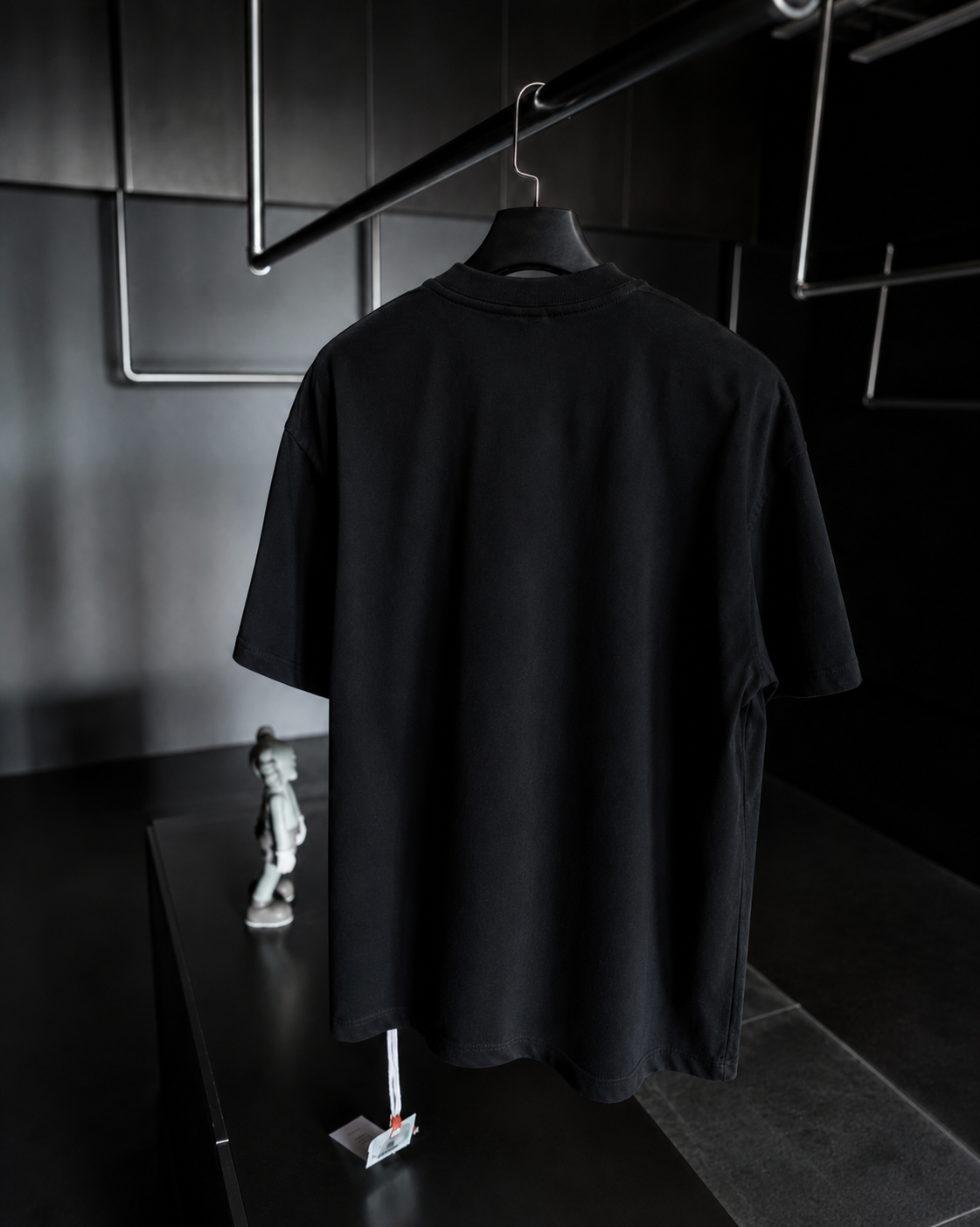 Solid Black oversized T-shirt