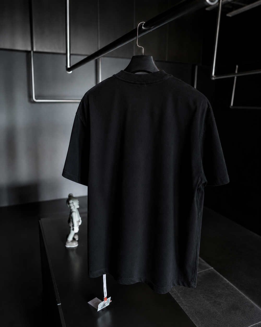 Solid Black oversized T-shirt