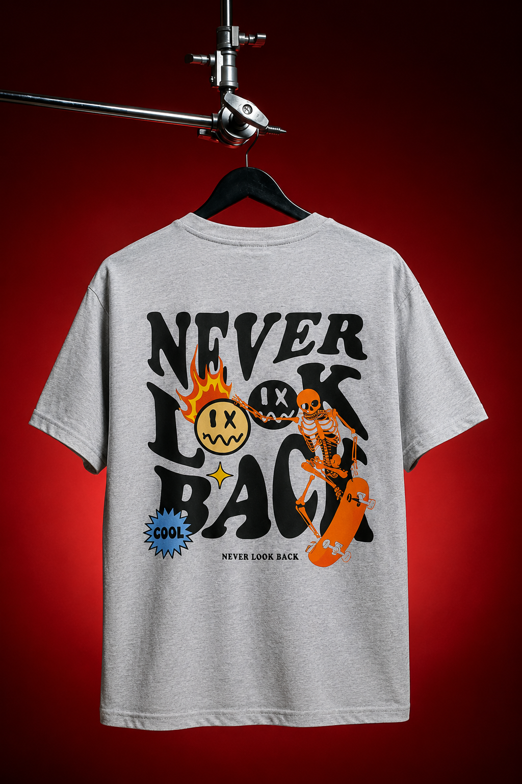 Never Look Back Printed T-shirt