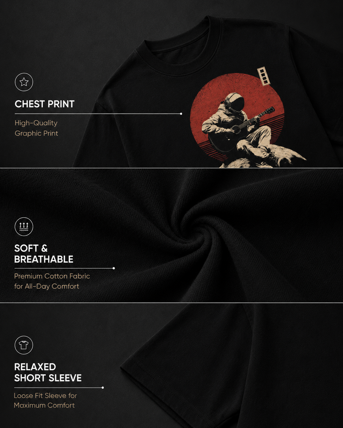 Japan Black oversized T-shirt