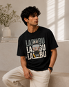 Labubu: Black Oversized T-shirt